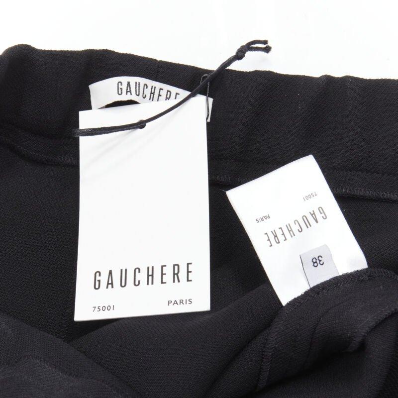 GAUCHERE Rihanna 100% virgin woo breite, ausgestellte Hose mit ausgestelltem Bein FR38 M im Angebot 4