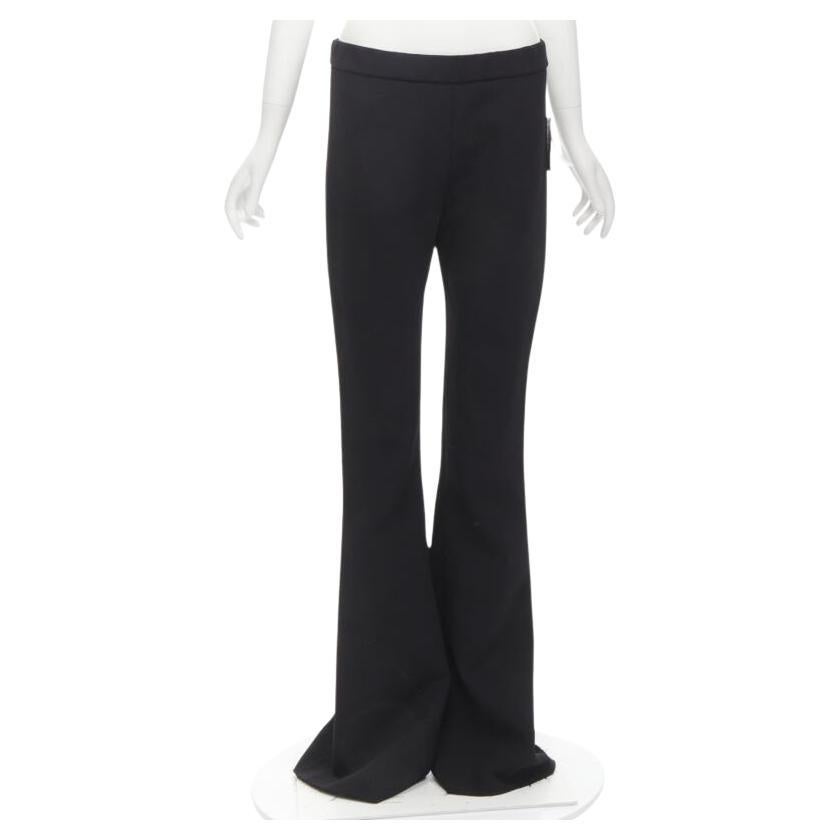 Pantalon évasé à jambes larges Rihanna 100 % laine vierge FR38 M