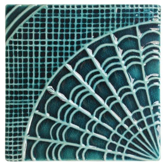 Gaudi Ceramic Tile Hand Painted Colors