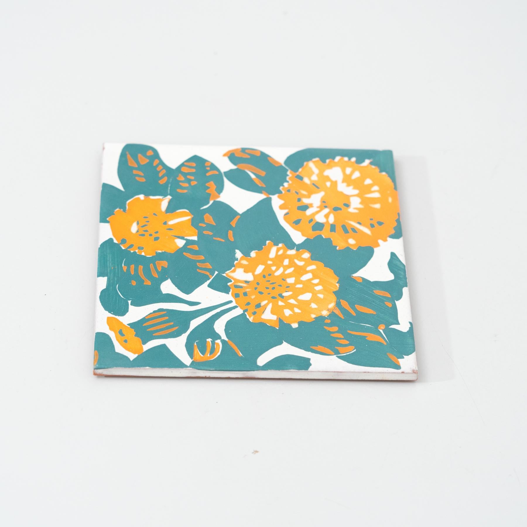 Ceramic Gaudi's Floral Symphony: Modern Reproduction of Casa Vicens-Inspired For Sale