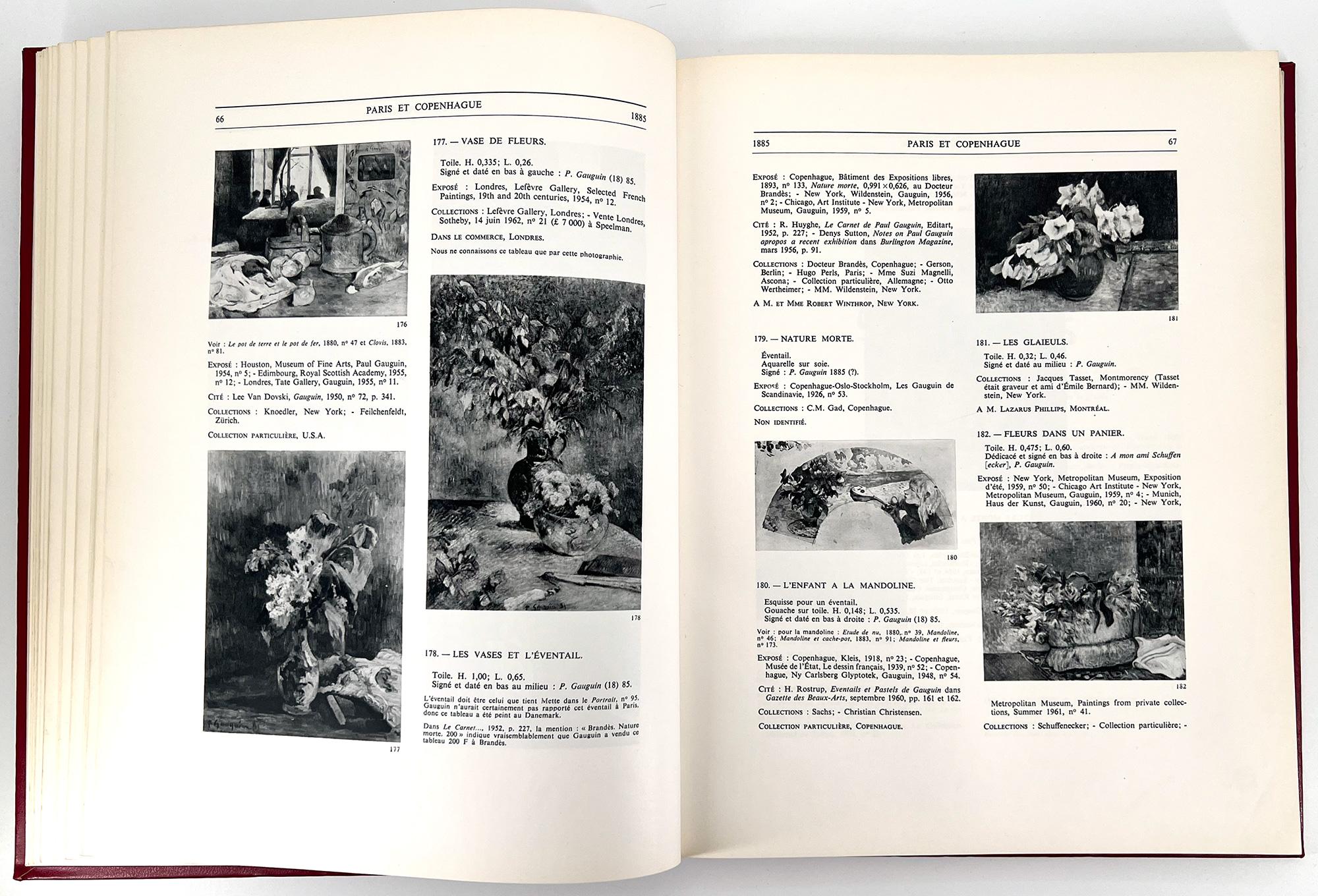 Paper Gauguin, Catalogue Raisonné [Wildenstein] For Sale