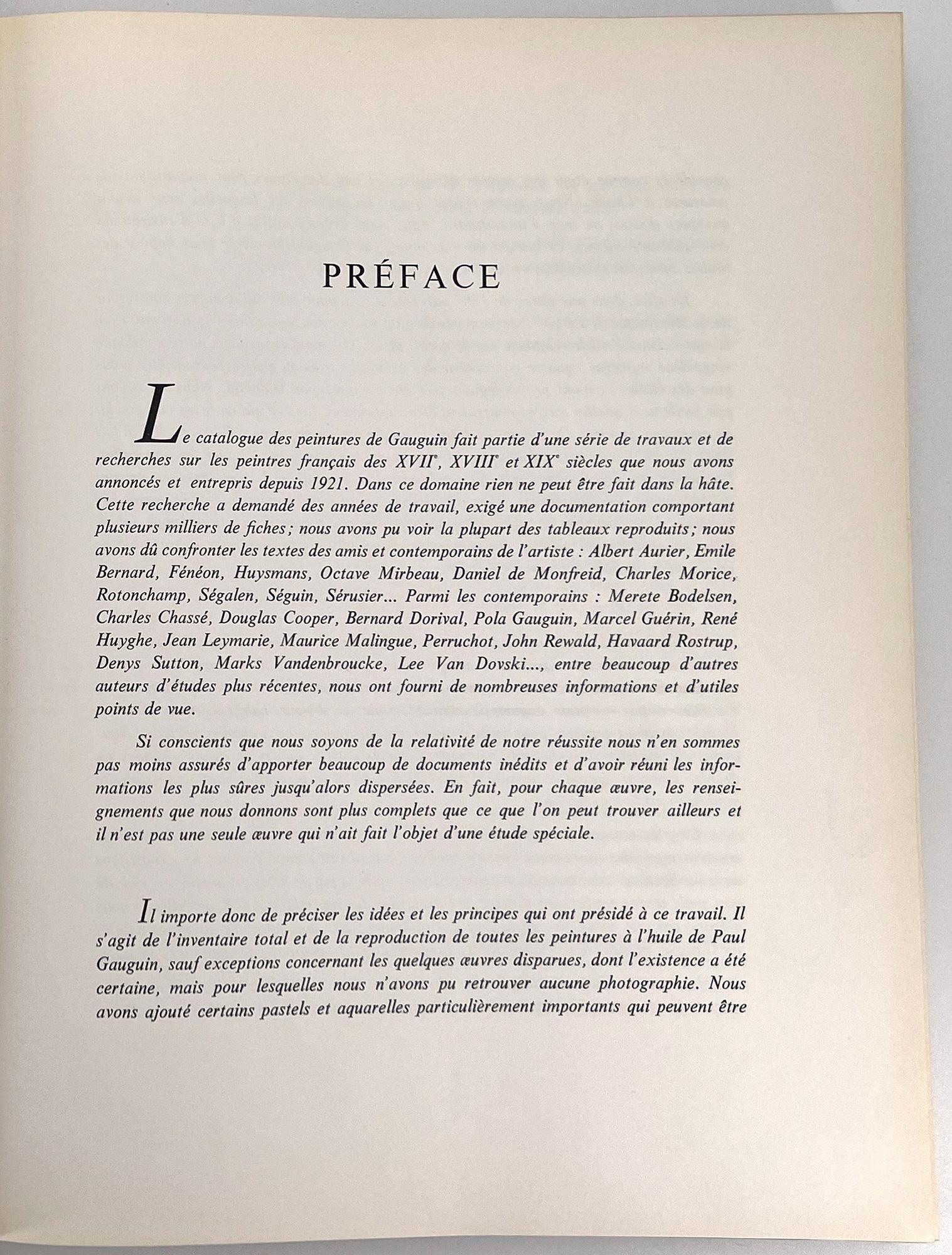 Gauguin, Catalogue Raisonné [Wildenstein] For Sale 2