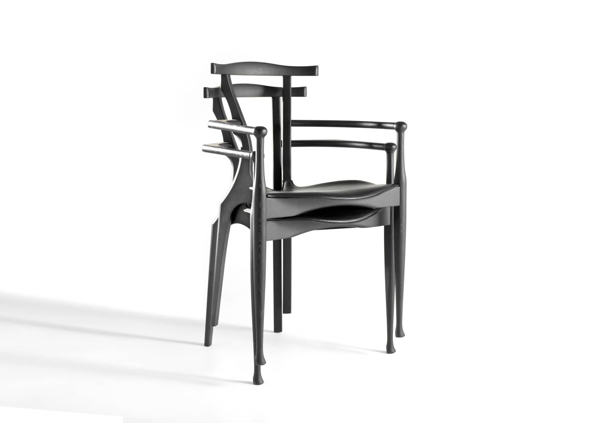The Gaulino Easy Chair is the natural progression from the iconic Gaulino. 
It retains the functional artistry of the Gaulino while sitting lighter, wider, 
and lower. BD introduced the Easy chair as an alternative to the Gaulino. 
The lowered