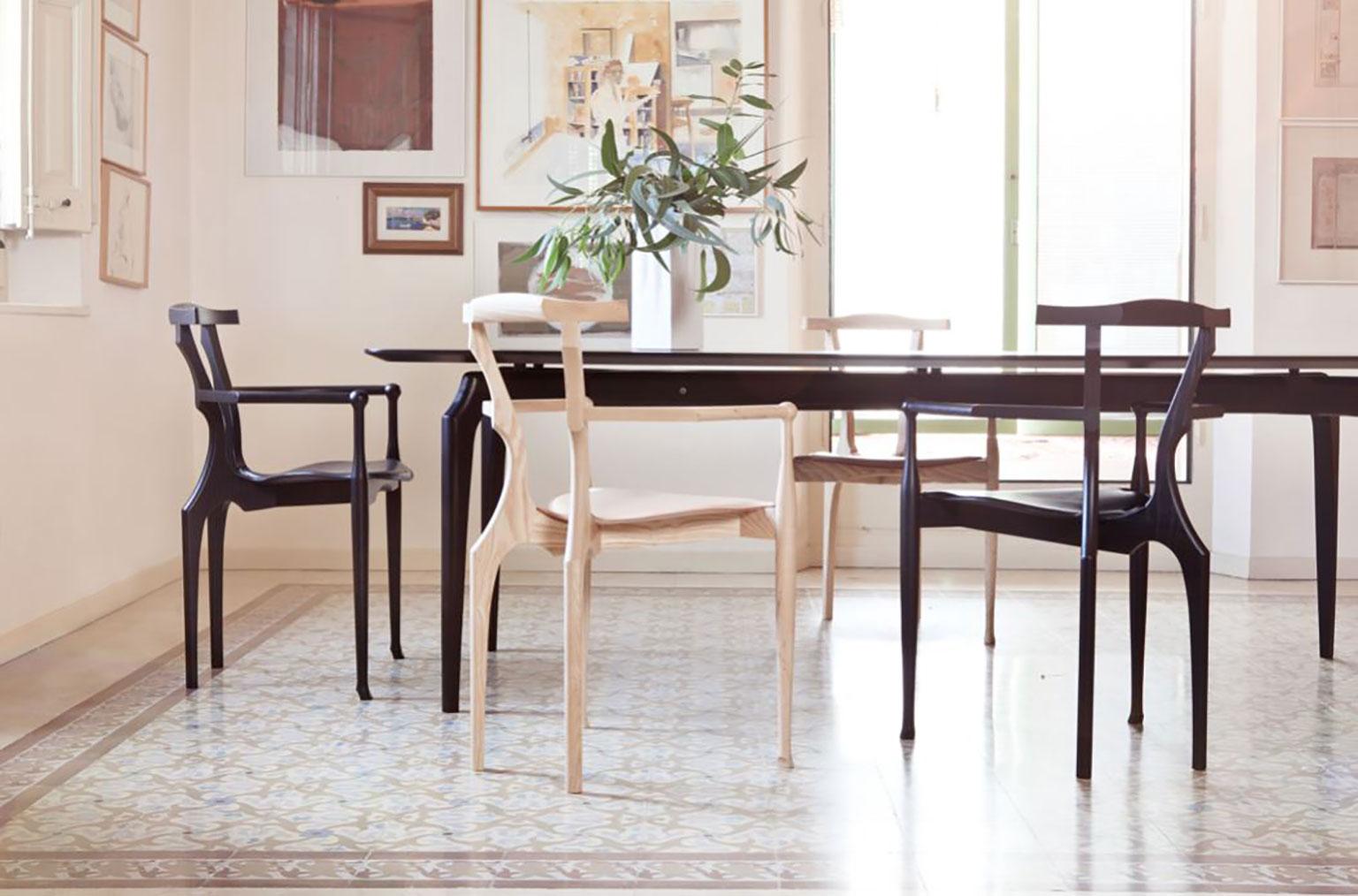 Frêne Chaise Gaulino d'Oscar Tusquets Blanca pour BD Barcelona en vente