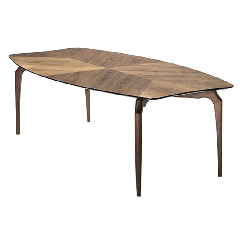 Gaulino Dining Table in Walnut by BD Barcelona For Sale