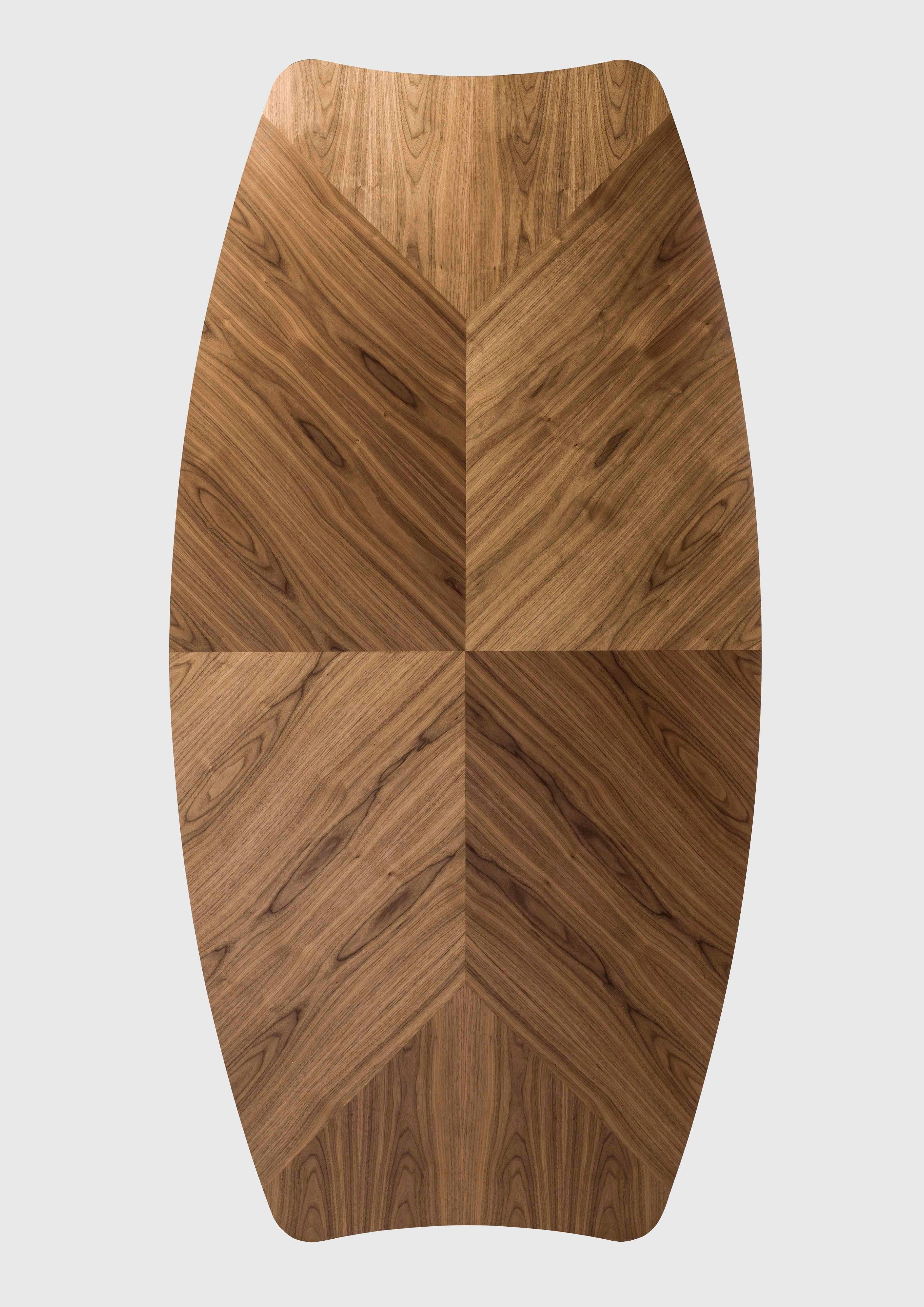 Organic Modern Oscar Tusquets Table 'Gaulino' Walnut by BD Barcelona