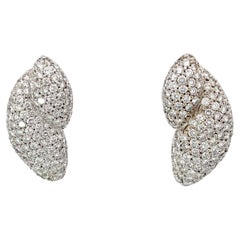 Gautier 6ctw Diamond Earrings 14K White Gold