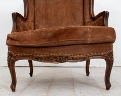 Gautier Style Louis XV Manner Bergere en bois de hêtre