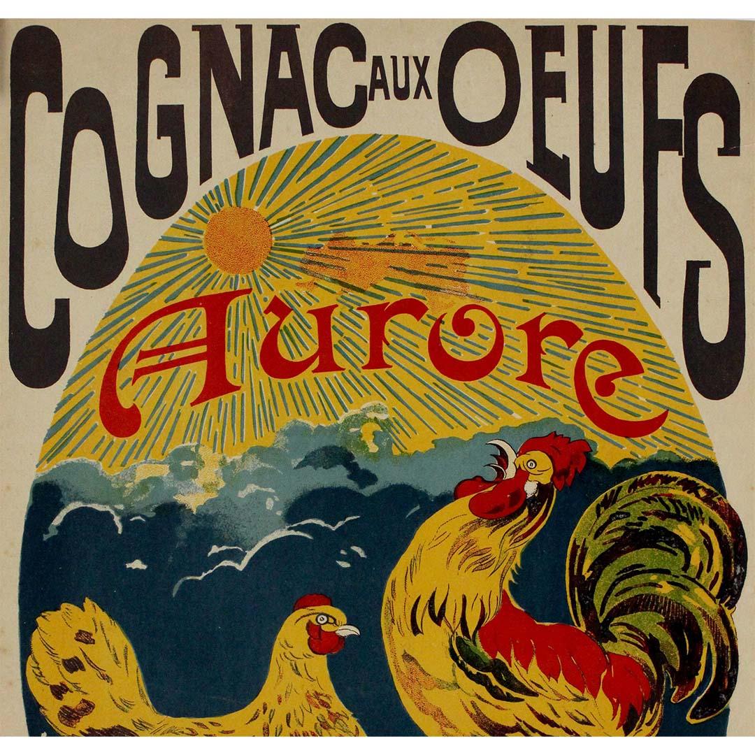 1921 advertising poster by Gautolai for the  Cognac aux Oeufs 