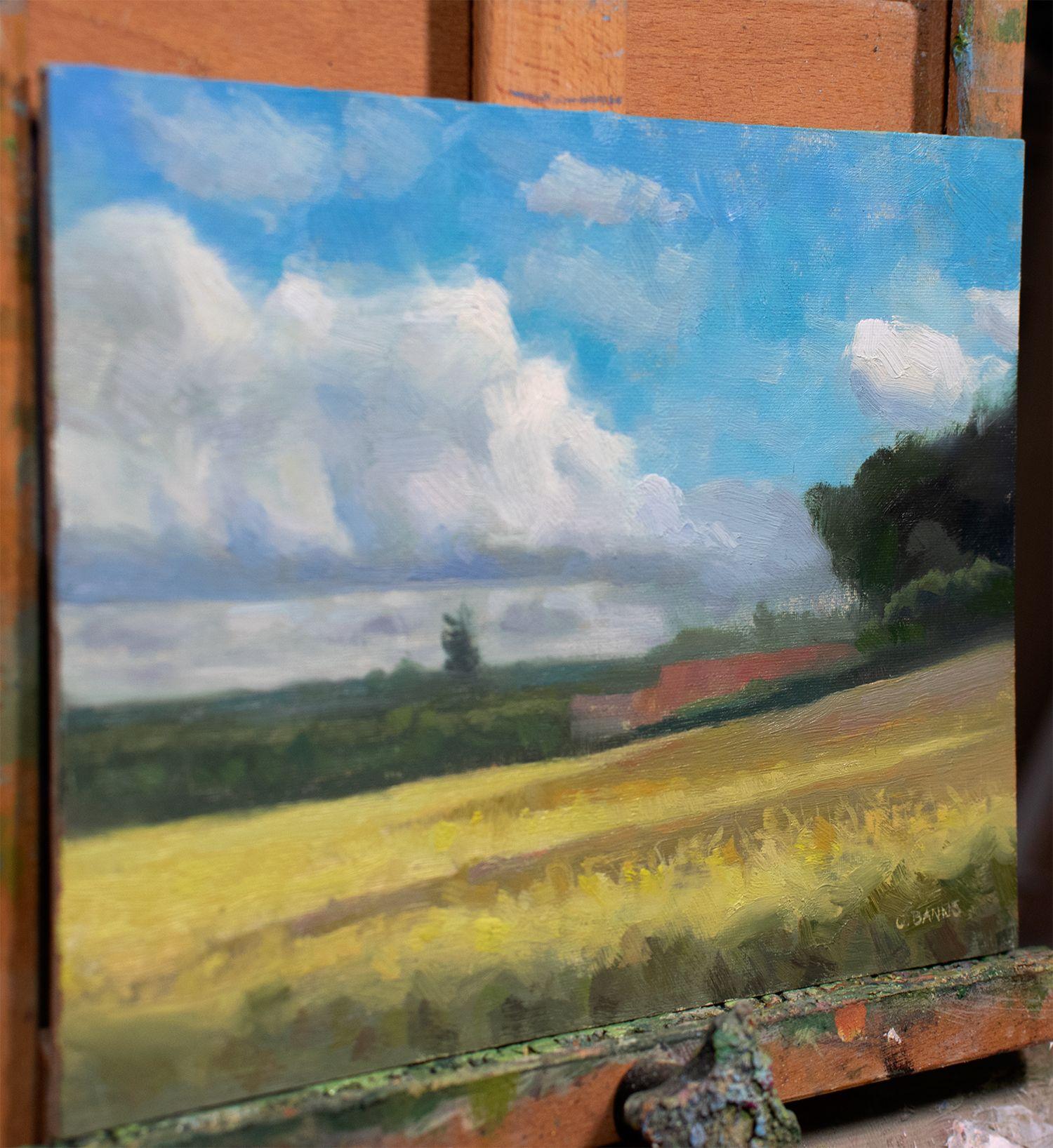 Au bord de la rivière, à la limite de ma Townes, se trouve un petit Studio ayant appartenu à l'artiste Jean-Baptiste-Camille Corot. Il prenait une partie de ses étés pour venir peindre dans cet endroit reculé de l'ouest de la France.  Juste en face,
