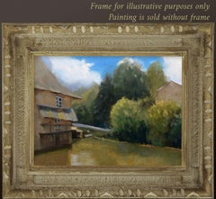 Verteuil sur Charente Fábrica de curtidos impresionismo, Pintura, Óleo sobre lienzo