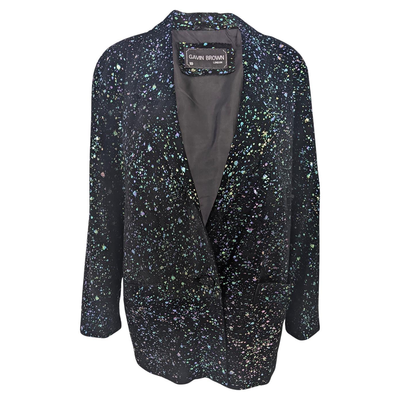 Embroidered Lambskin Dark Brown Vintage Afghan Coat, 1970s at 1stDibs