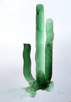 Cactus, Gavin Dobson, Original painting, Botanical art, Interiors, Still life