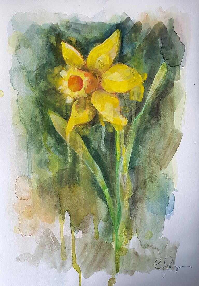 Gavin Dobson
Daffodil
Original Still Life Painting
Watercolour Paint on Paper
Size: H 42cm x W 29.7cm x D 0.01
Sold Unframed
Please note that in situ images are purely an indication of how a piece may look.

Daffodil is an original floral painting