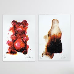 Mini Sweets Diptych, Gavin Dobson, Two Limited Edition Prints, Food Artwork