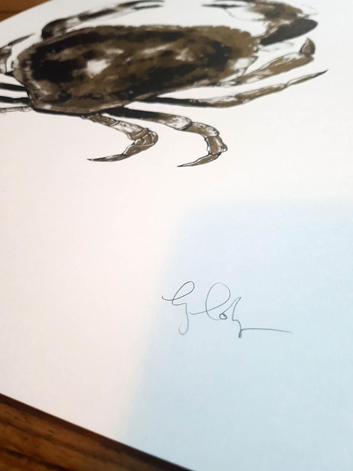 Granchio d'oro DI Gavin Dobson, Arte animale contemporanea, Arte oro, Arte accessibile in vendita 5