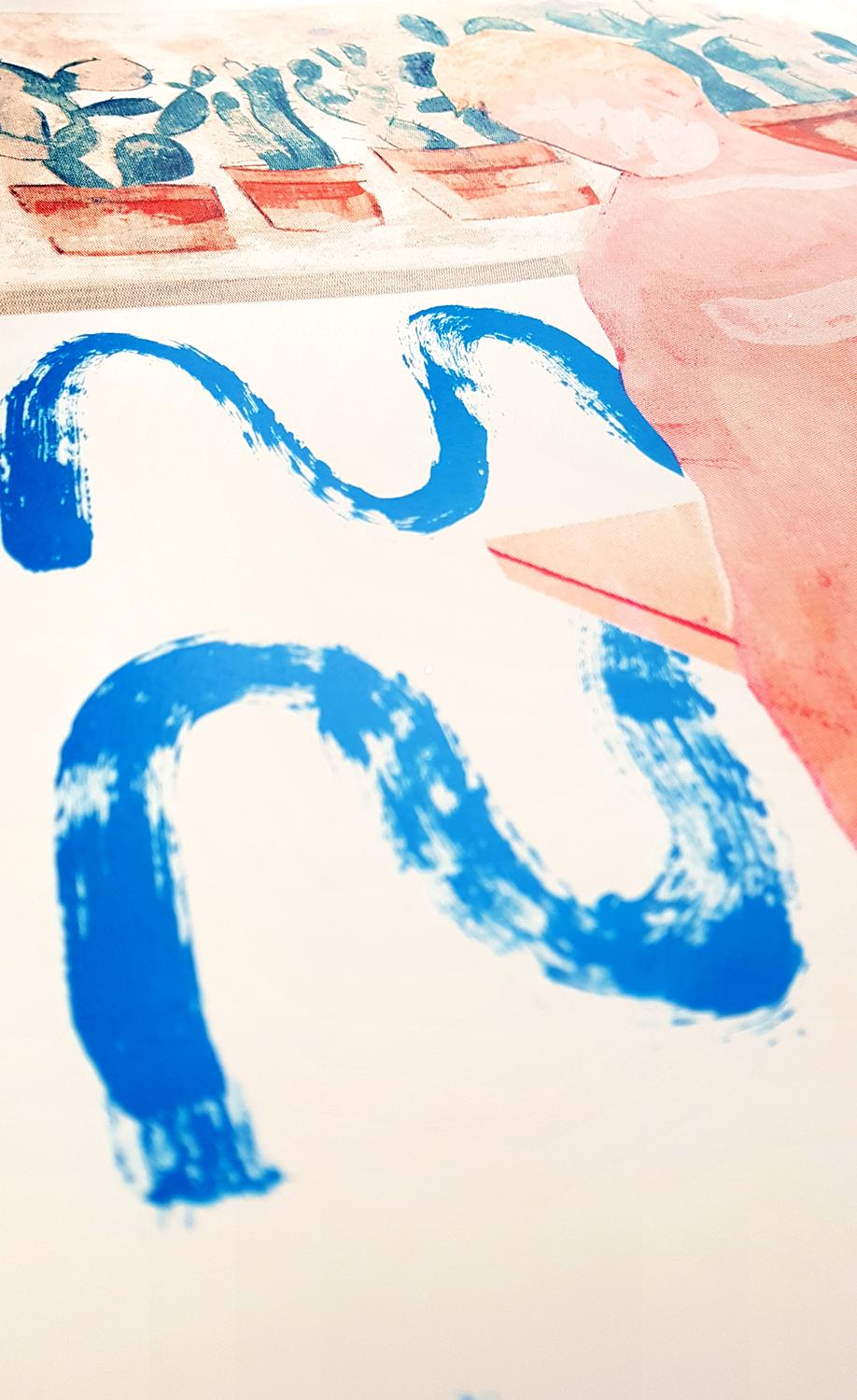 Dittico del ragazzo della piscina e del ragazzo della piscina, Stampa d'arte in edizione limitata, Nuoto in vendita 4