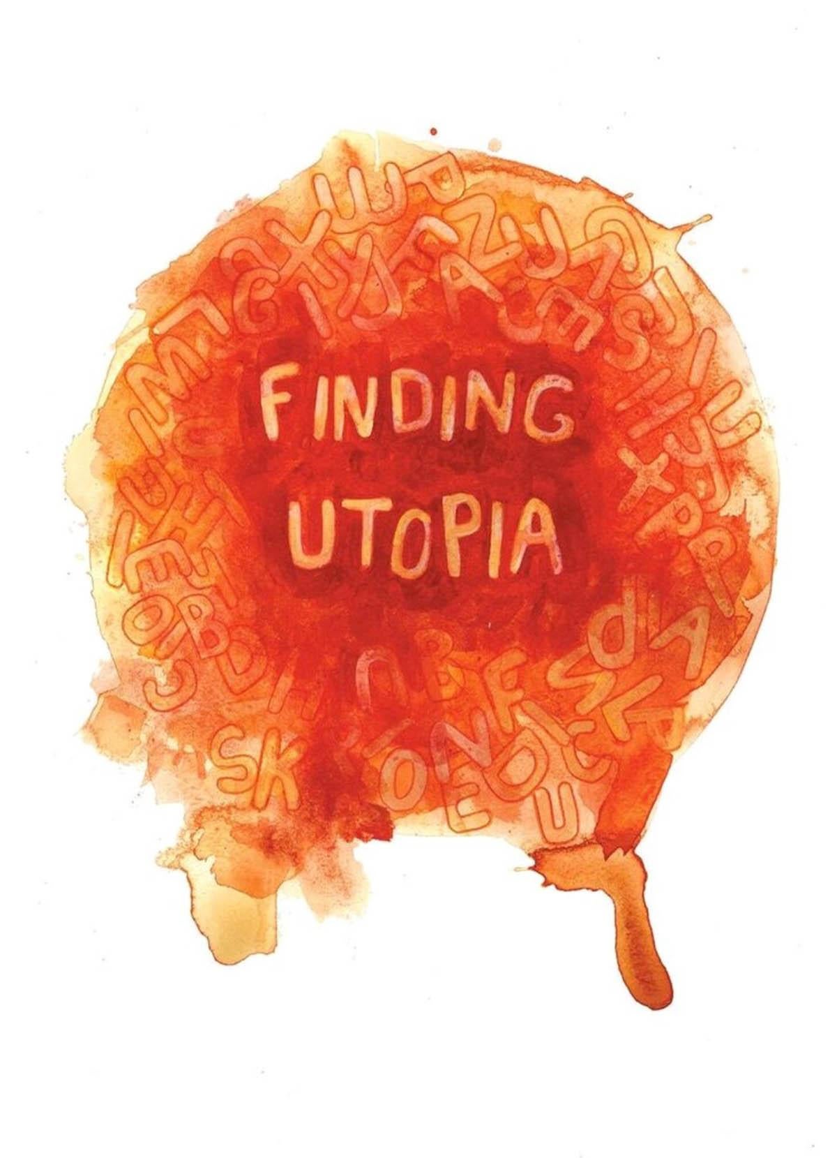 Gavin Dobson Abstract Print - Finding Utopia BY GAVIN DOBSON, Limited Edition Silkscreen Print