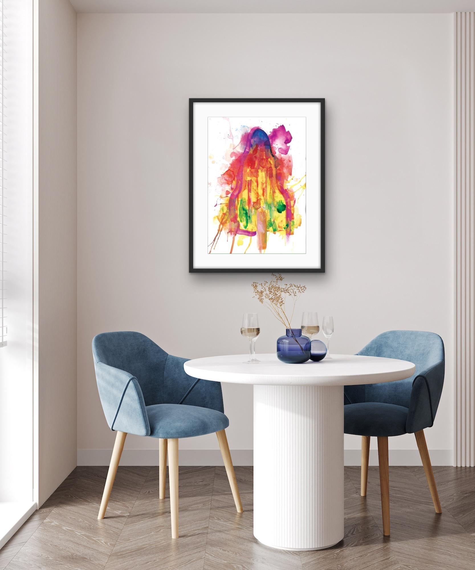 Gavin Dobson, Melted Summers - Rocket, Colourful Art, Affordable Art, Art Online For Sale 1