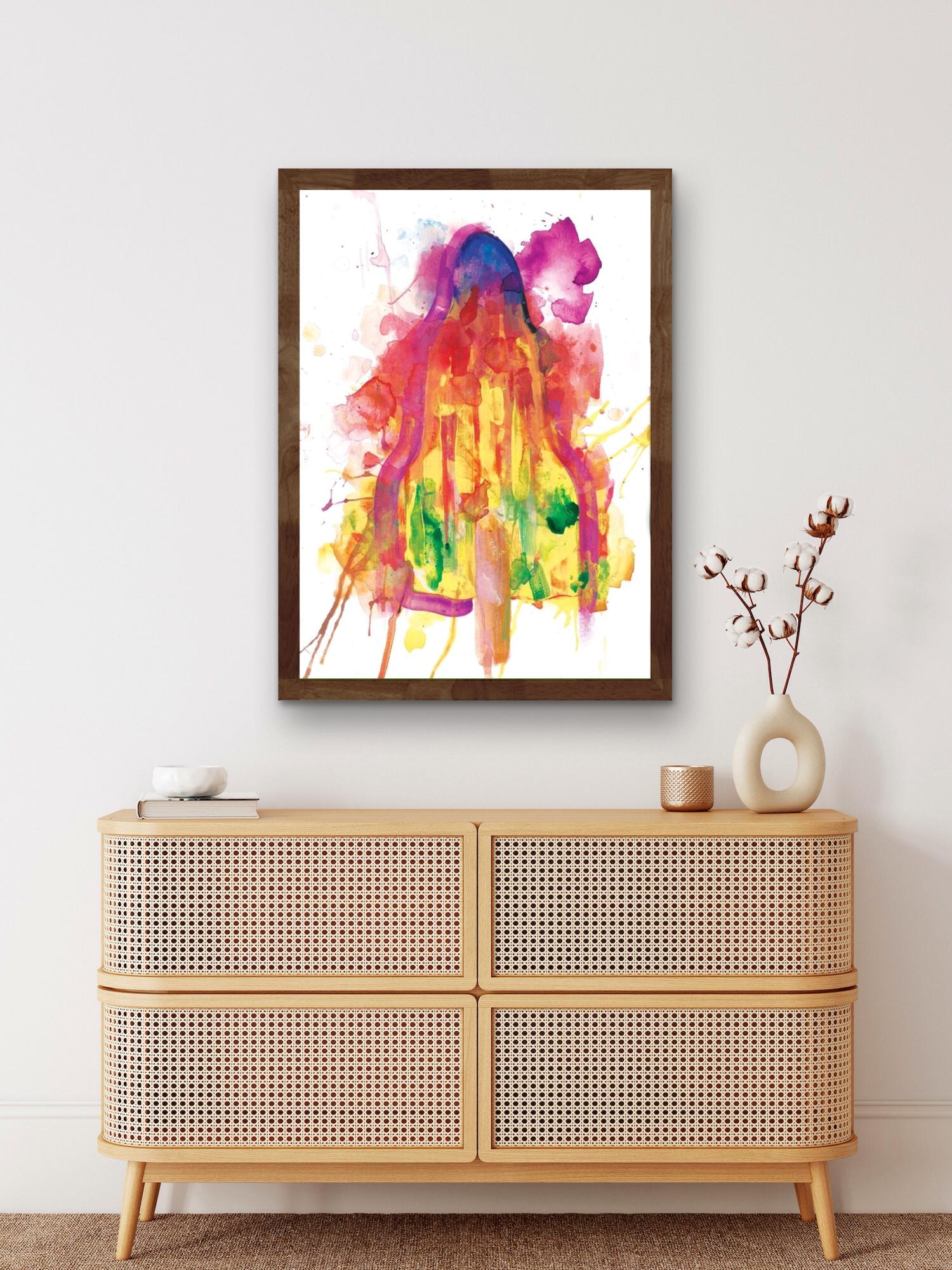 Gavin Dobson, Melted Summers - Rocket, Colourful Art, Affordable Art, Art Online For Sale 3