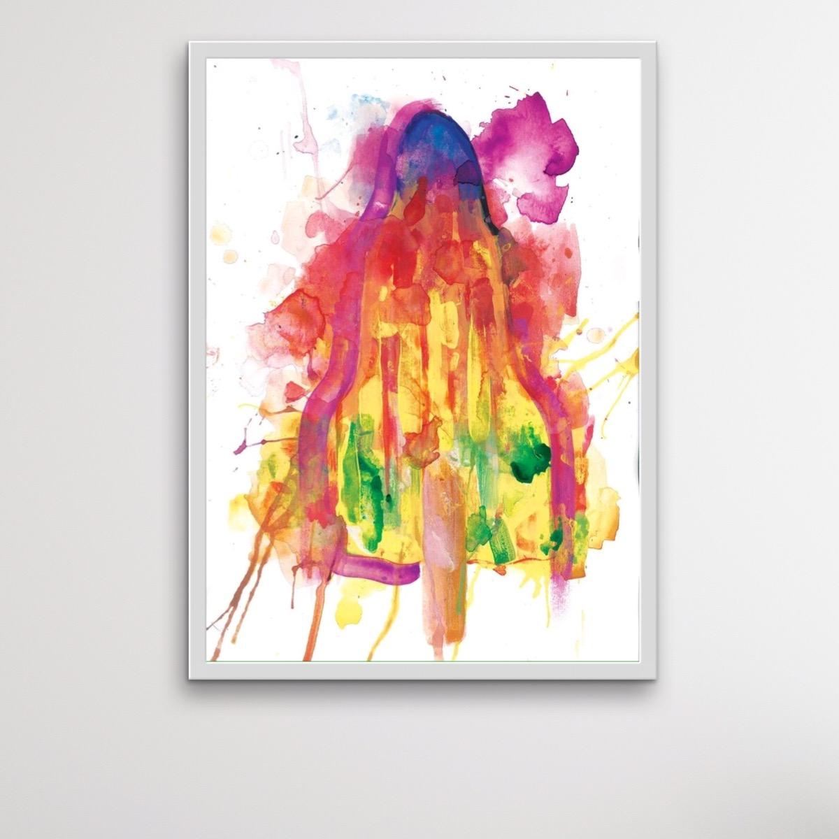 Gavin Dobson, Melted Summers – Rakete, farbenfrohe Kunst, erschwingliche Kunst, Kunst online im Angebot 6