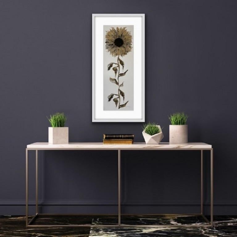 Sunflower Gold by Gavin Dobson [2020]
limited_edition

Print on Paper

Edition number 50

Image size: H:70.5 cm x W:25 cm

Complete Size of Unframed Work: H:70.5 cm x W:20 cm x D:0.1cm

Sold Unframed

Please note that insitu images are purely an