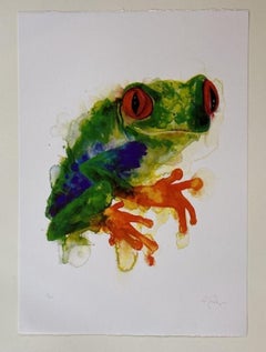 Gavin Dobson, Tree Frog, Limited edition animal print