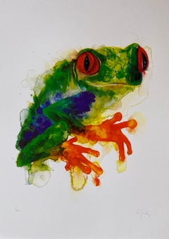 Gavin Dobson, Tree Frog, Limited edition animal print