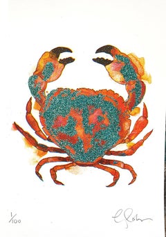 Mini granchio, Stampa in edizione limitata, Arte animale, Arte marina