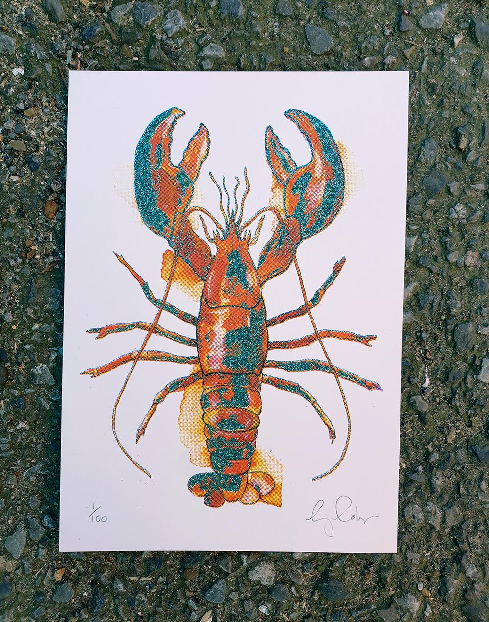 Mini Lobster - Print by Gavin Dobson