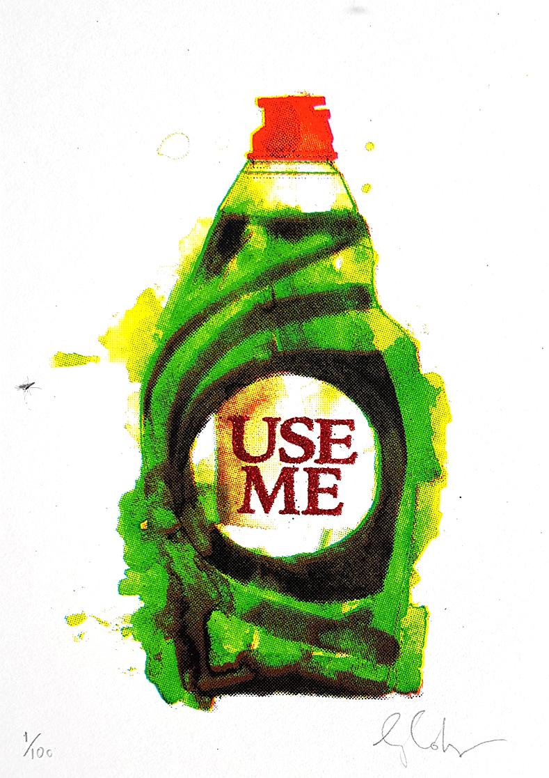 Mini diptyque « Saucy and Use Me » (Savoir et utiliser moi) - Pop Art Print par Gavin Dobson