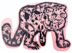 Rosa Panther mit Cymk-Raumteilerdruck von Gavin Dobson