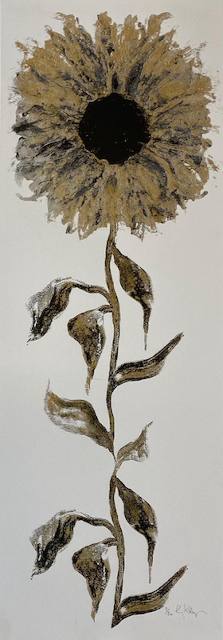 Gavin Dobson Still-Life Print - Sunflower Gold