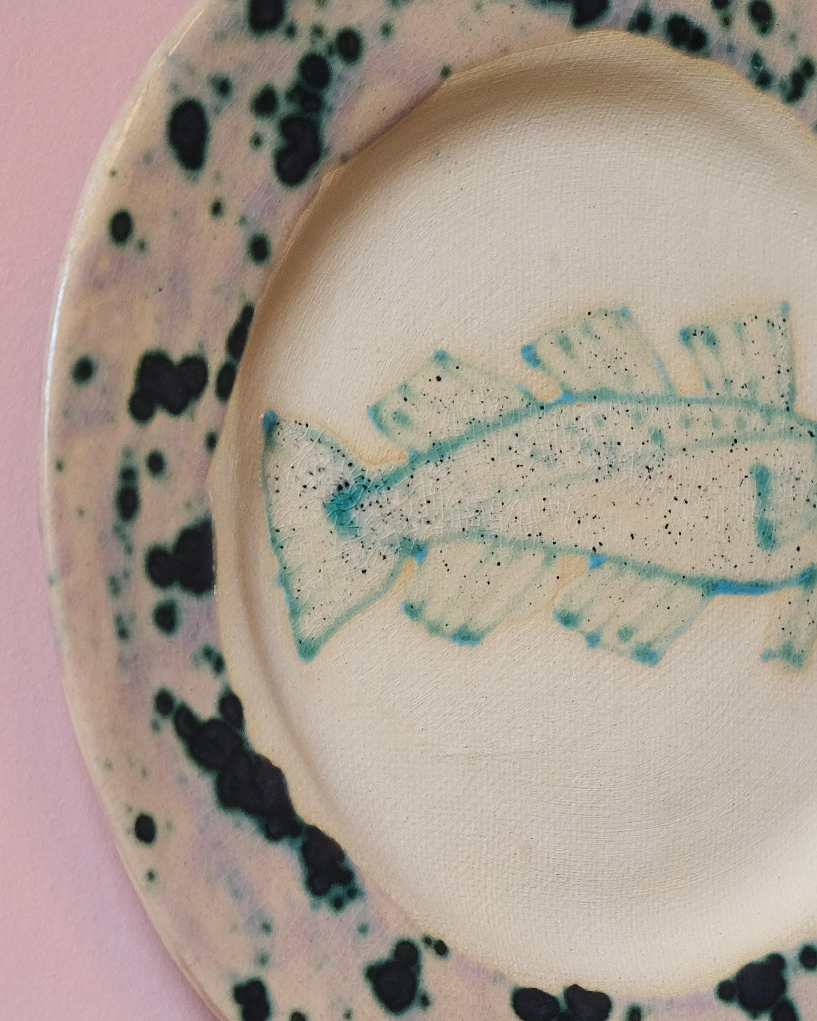 Gavin Houghton, 'Catch of the Day' plate In Excellent Condition In London, GB