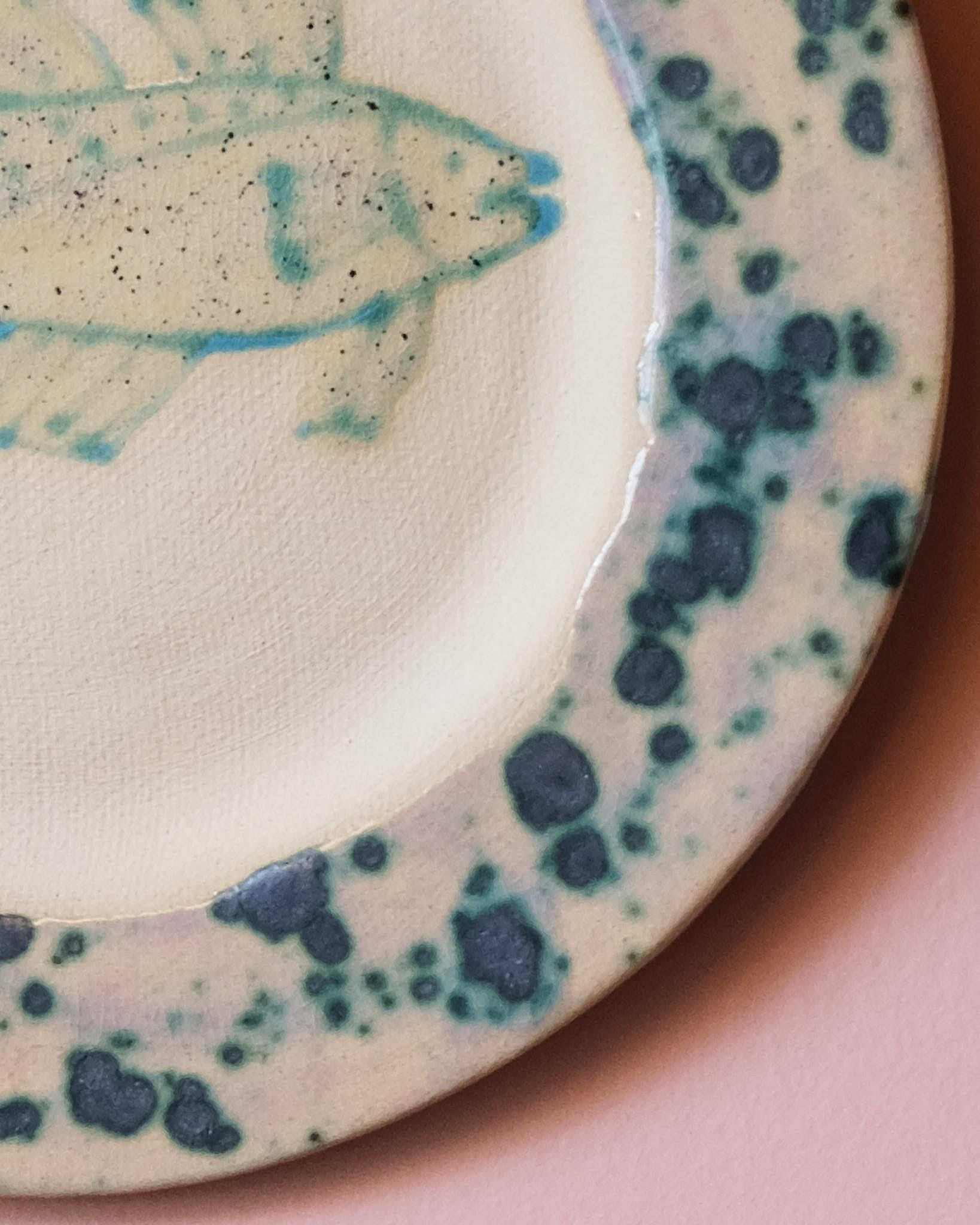 Contemporary Gavin Houghton, 'Catch of the Day' plate
