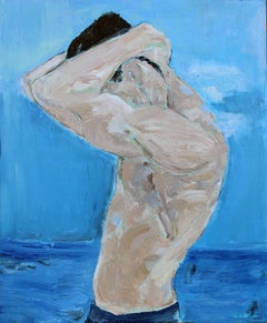 Paridis Bleu, Painting, Oil on Canvas