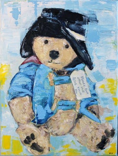 Per favore, prenditi cura di questo orso, Pittura, Olio su tela