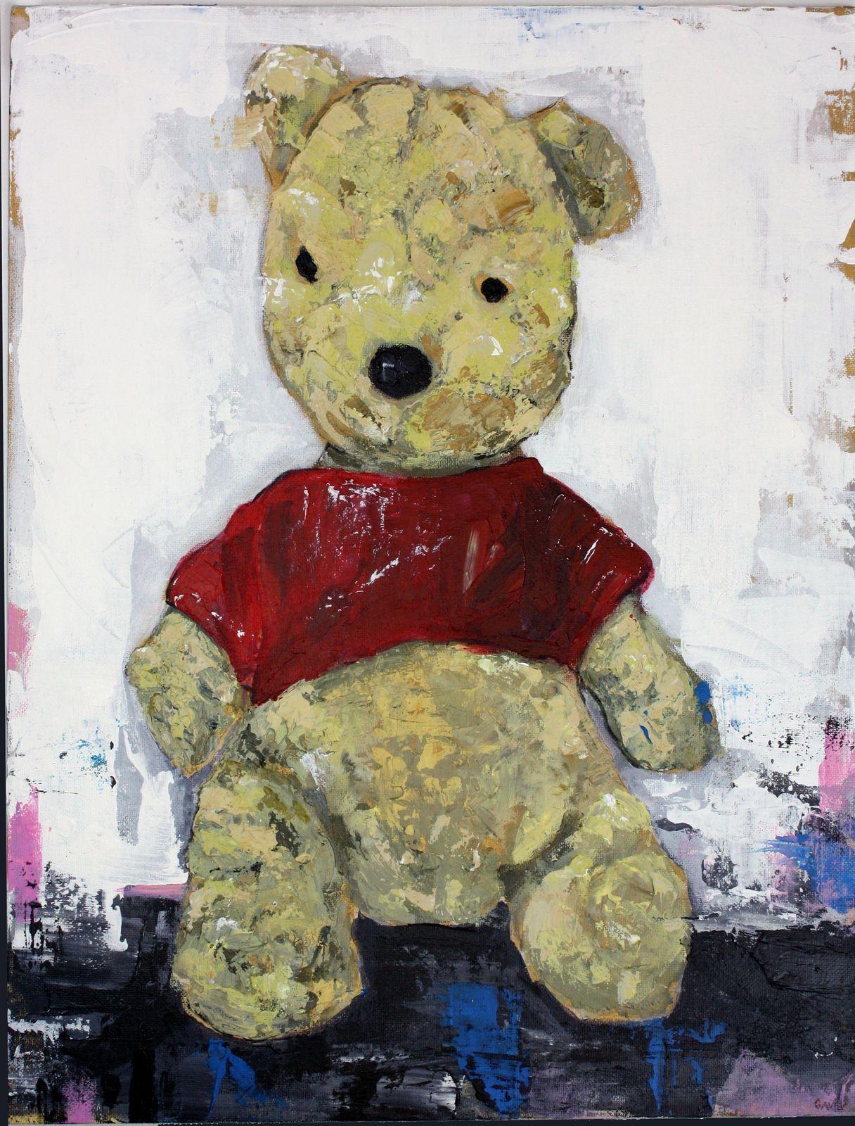 winnie the pooh canvas painting