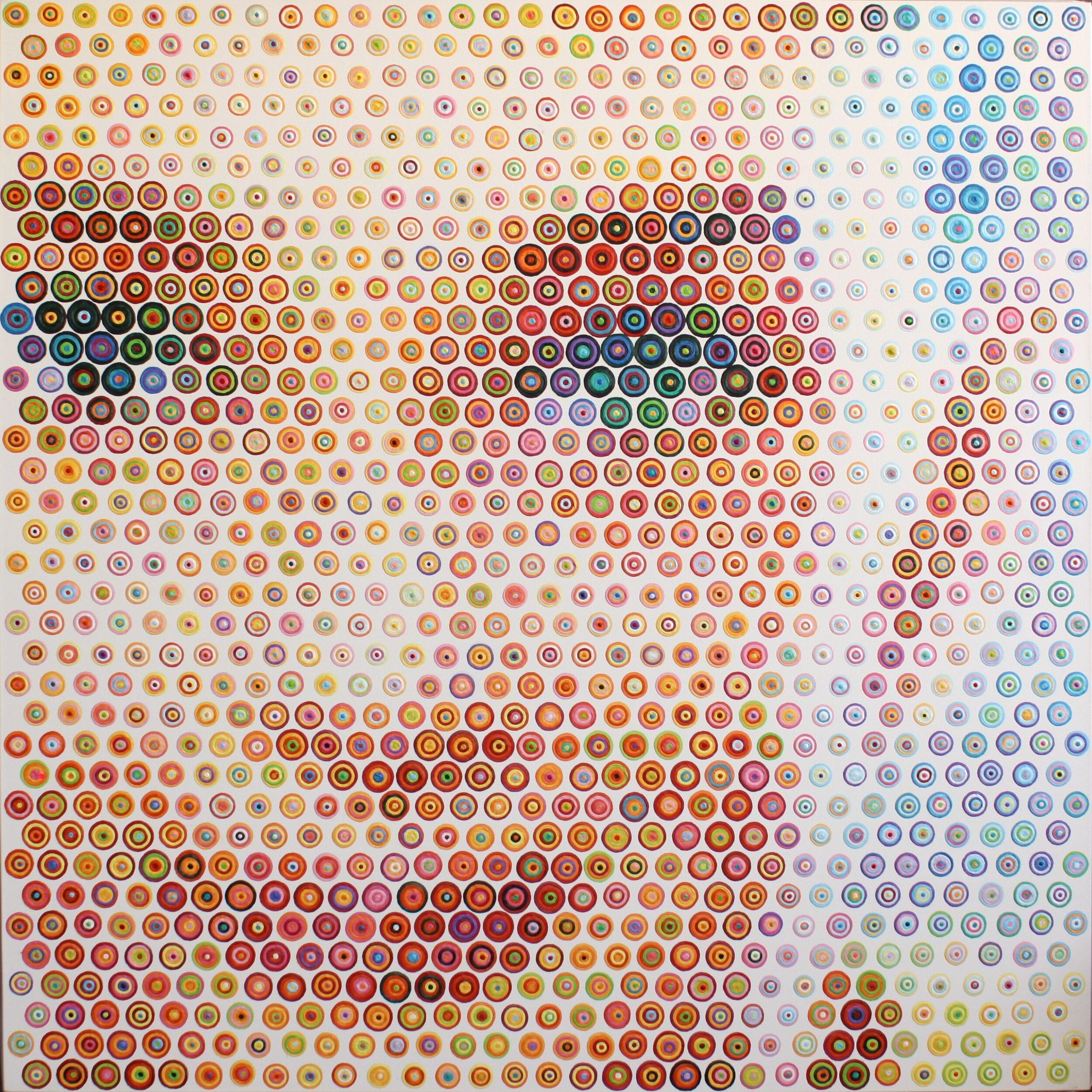 Audrey, 2020 Acrylic on canvas 71 x 71 inches