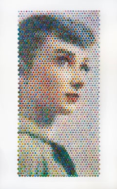 Gavin Rain "Audrey in Green" Original painting on canvas