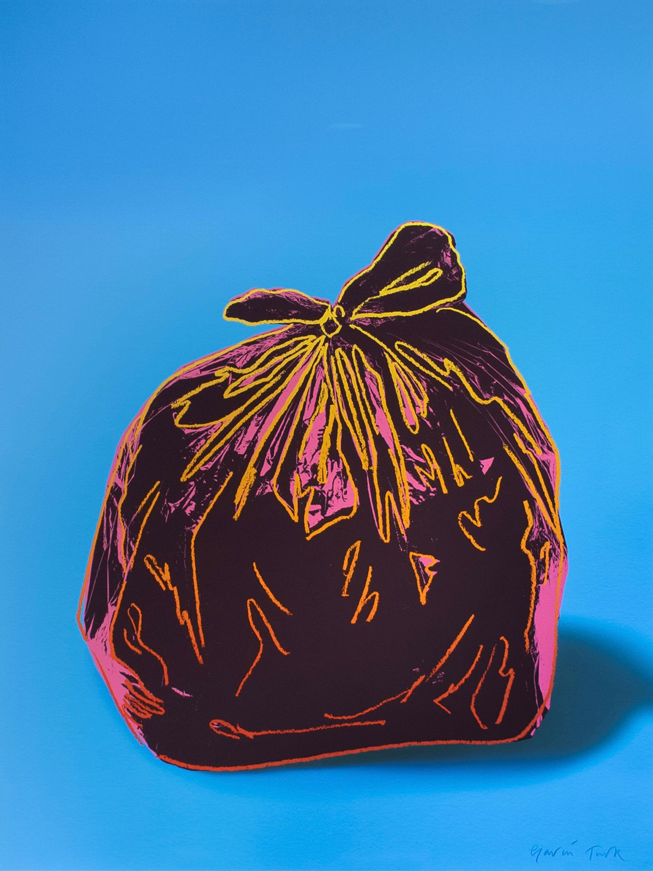 Stampa d'archivio pop art, 'Blue Trash', 2022 in vendita 3