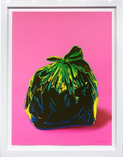 Impresión de archivo de arte pop, "Basura rosa", 2022