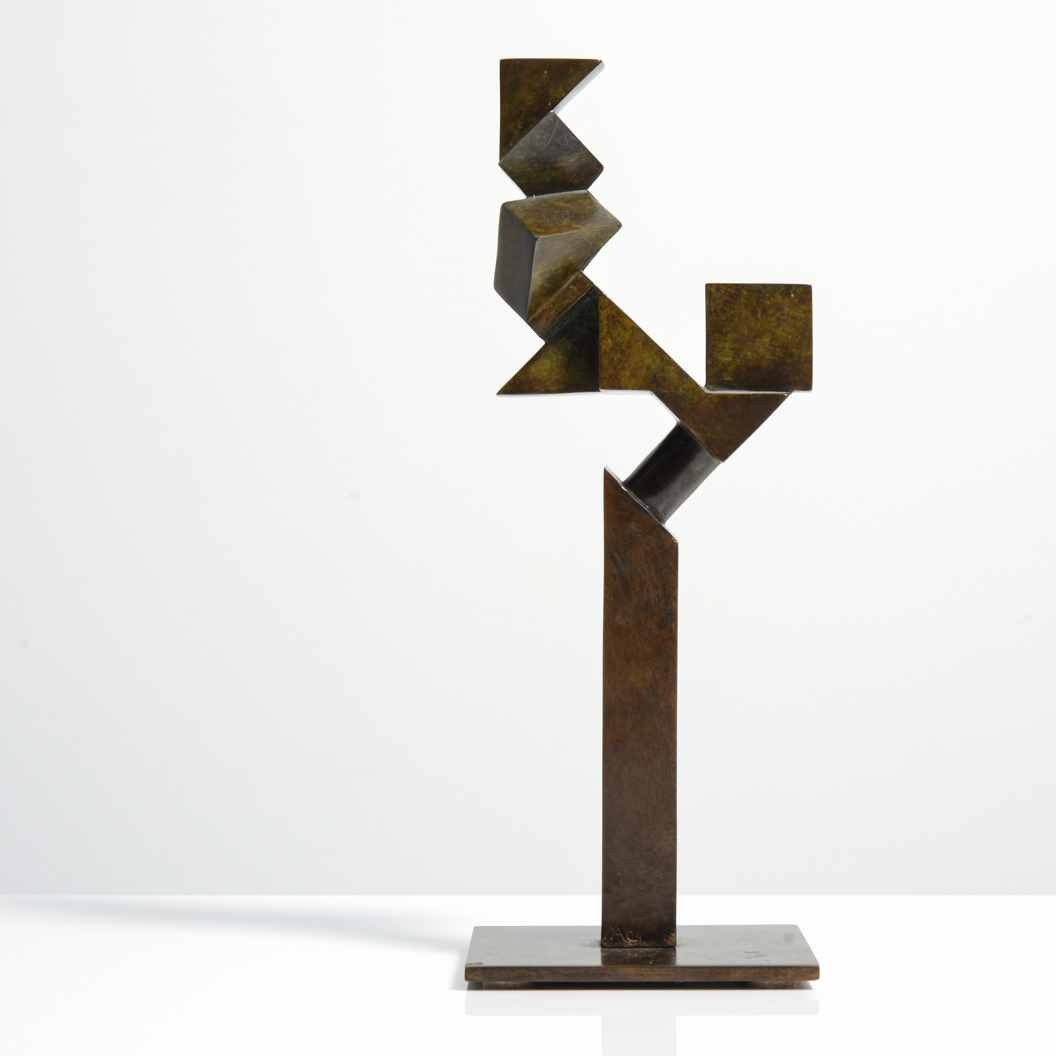 Gavin Zeigler Abstract Bronze Sculpture For Sale 1