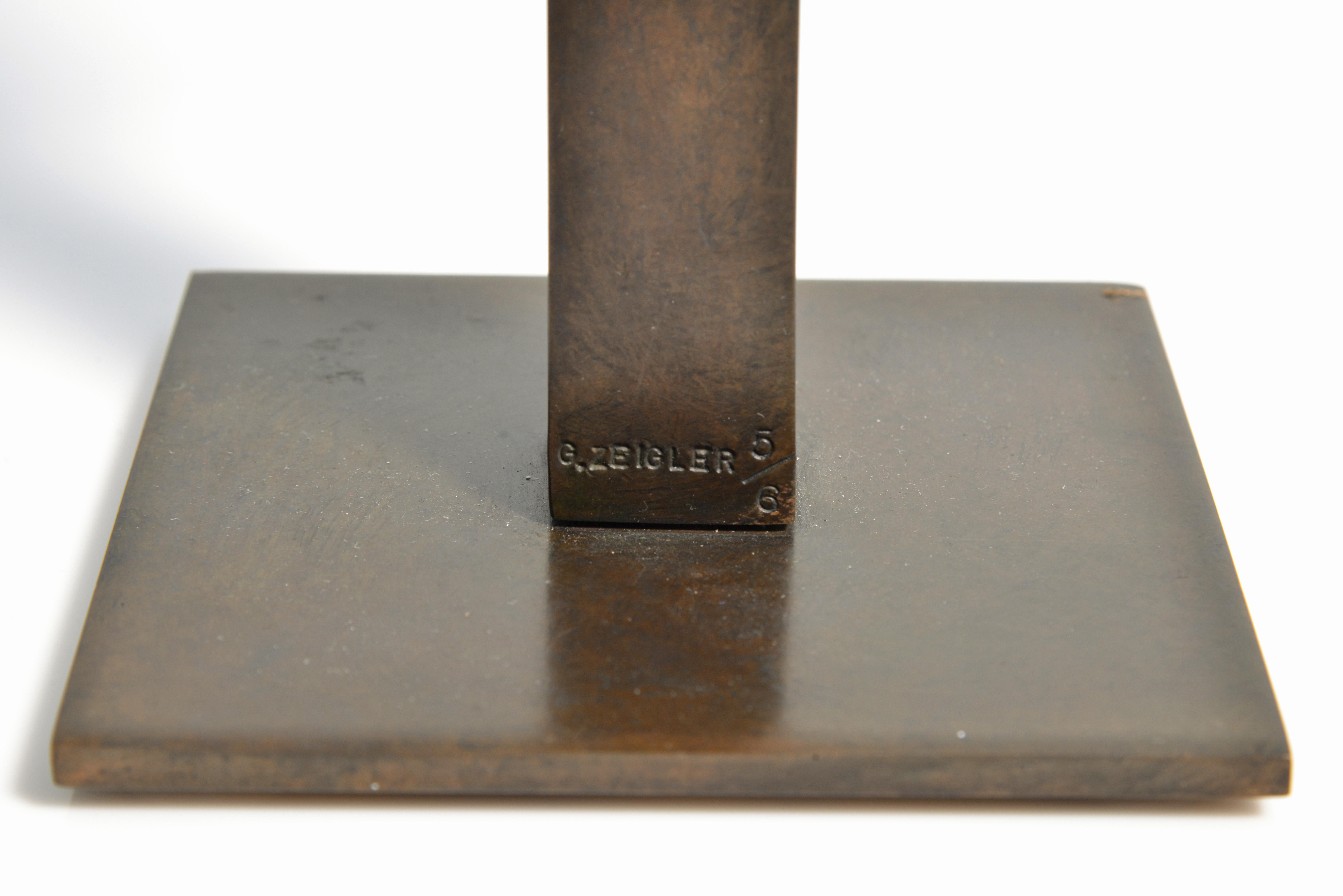 Gavin Zeigler Abstract Bronze Sculpture For Sale 4