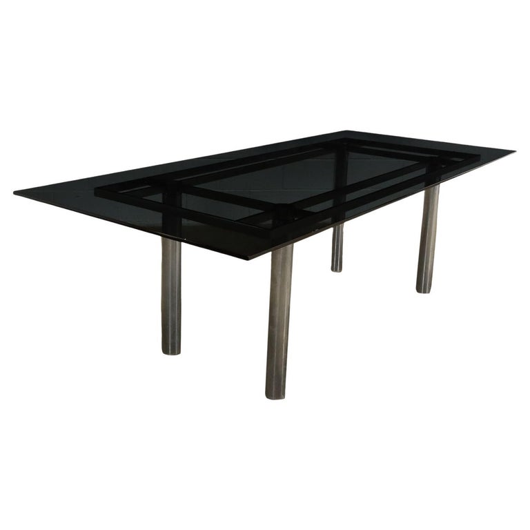Gavina André Table Steel, Italy, 1960s For Sale