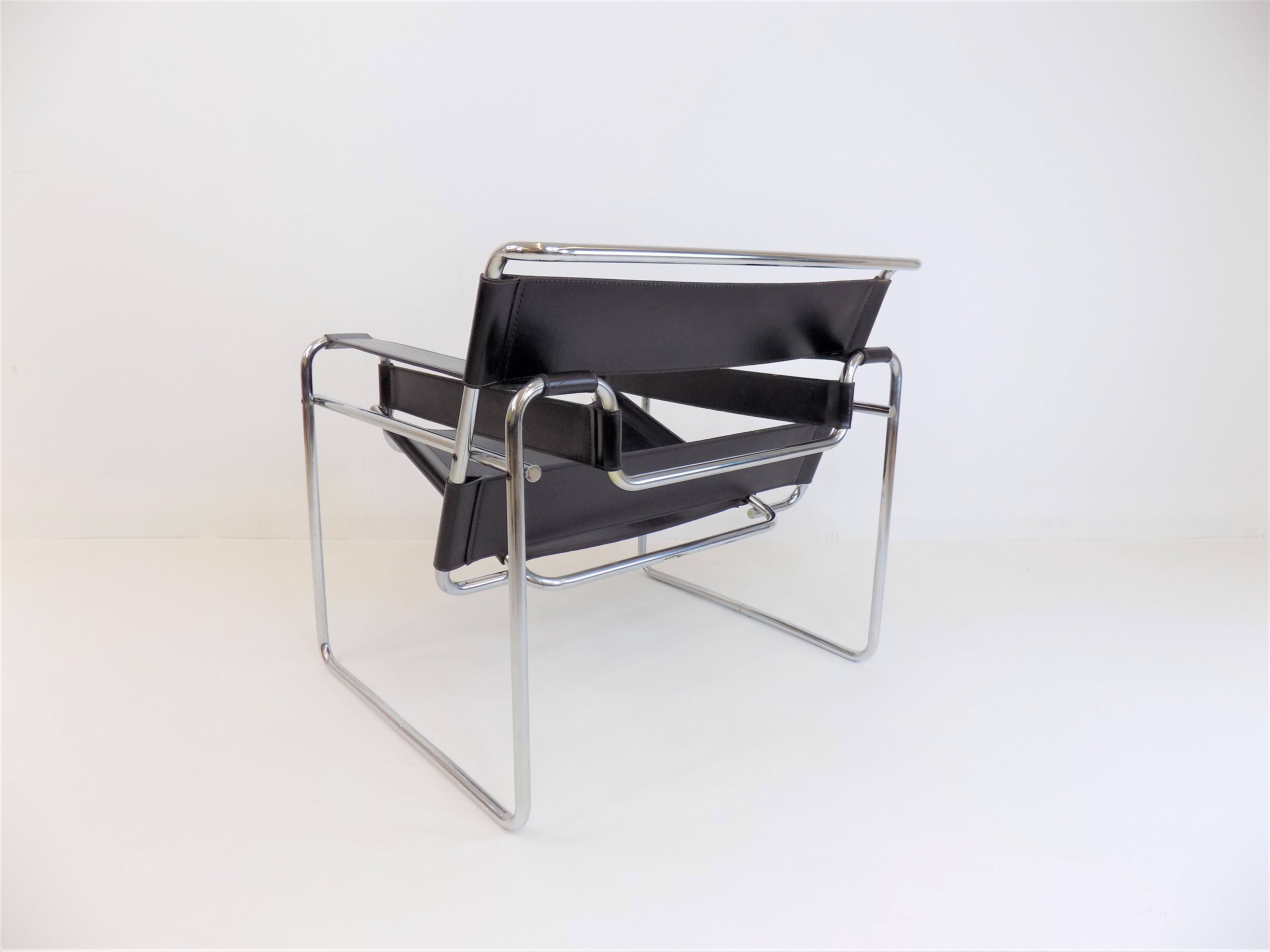 Bauhaus Gavina B3 Wassily Chair by Marcel Breuer