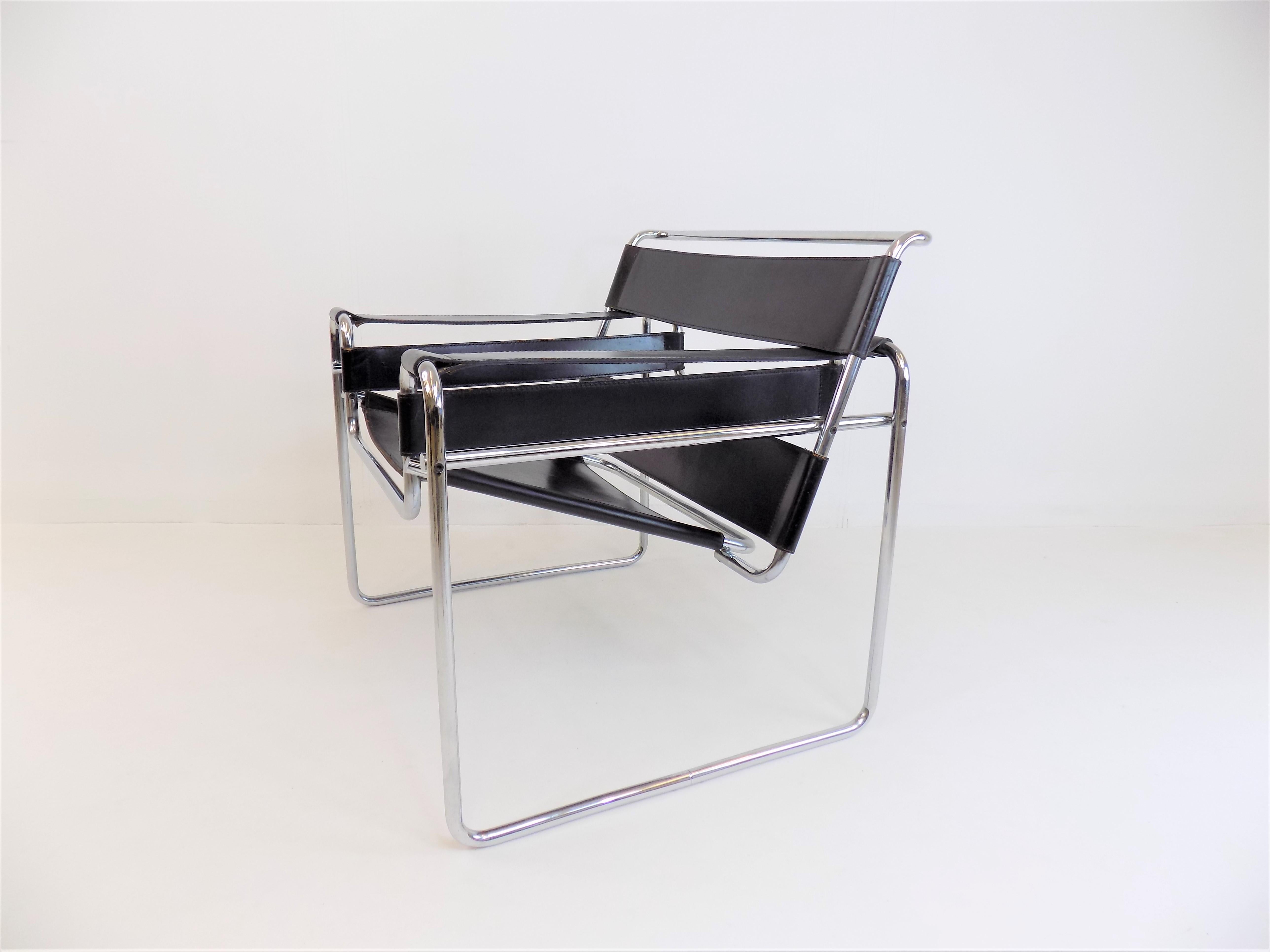 Gavina B3 Wassily Chair by Marcel Breuer In Good Condition In Ludwigslust, DE