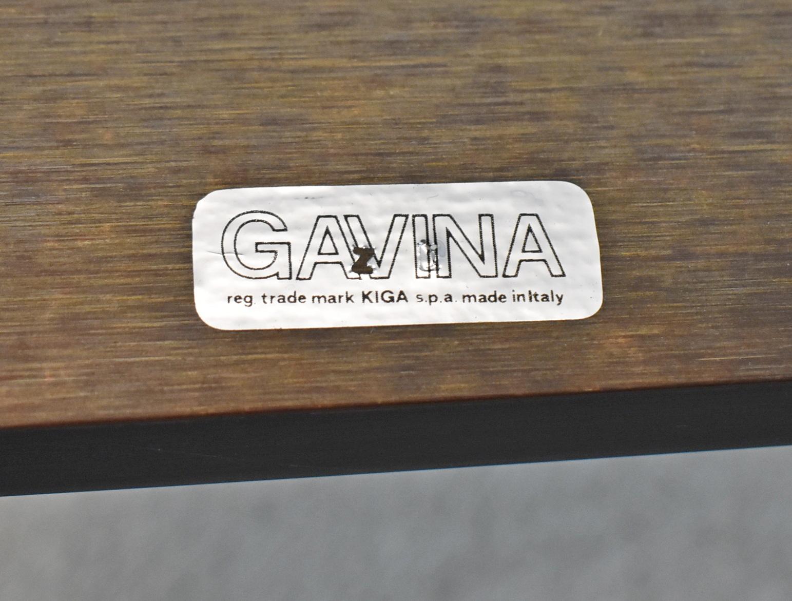 Gavina Tisch aus Chrom und schwarzem Laminat, entworfen von Marcel Breuer im Angebot 1
