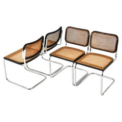 Chaises de salle à manger Gavina de Marcel Breuer des années 1980, lot de 4