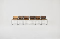 Gavina Dining Chairs by Marcel Breuer 1980s Set of 6